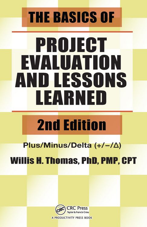 Produktbild: The Basics of Project Evaluation and Lessons Learned