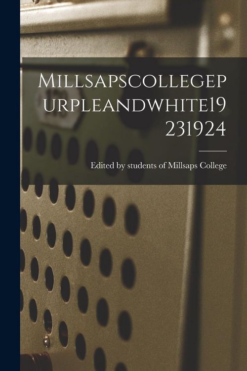 Produktbild: Millsapscollegepurpleandwhite19231924