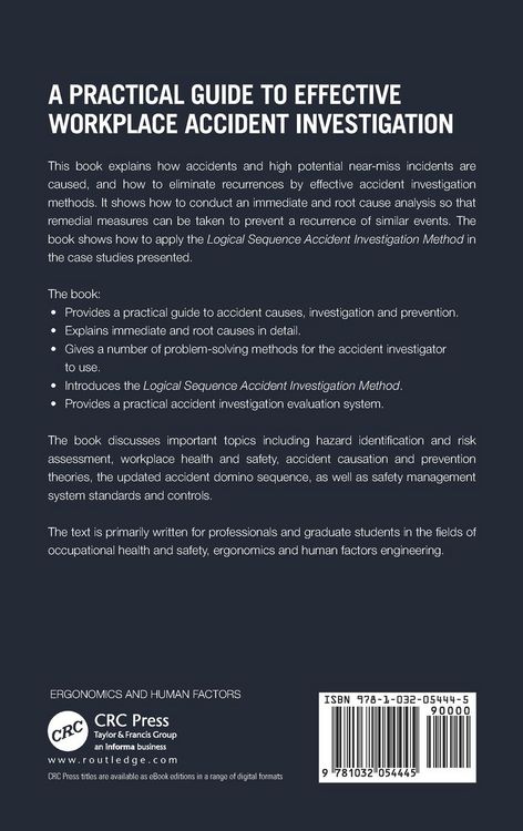 Produktbild: A Practical Guide to Effective Workplace Accident Investigation
