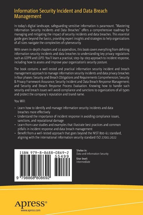 Produktbild: Information Security Incident and Data Breach Management