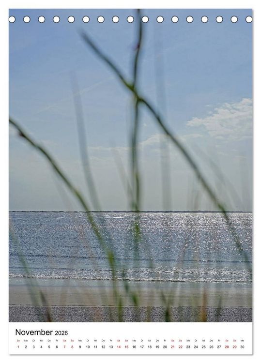 Produktbild: Norderney - Inselliebe (Tischkalender 2026 DIN A5 hoch), CALVENDO Monatskalender