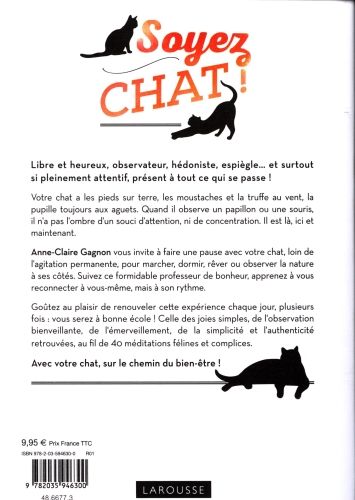Produktbild: Soyez chat ! : 40 le&ccedil;ons de sagesse f&eacute;line