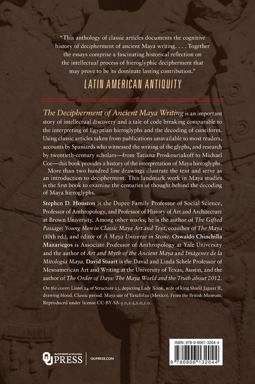 Produktbild: The Decipherment of Ancient Maya Writing