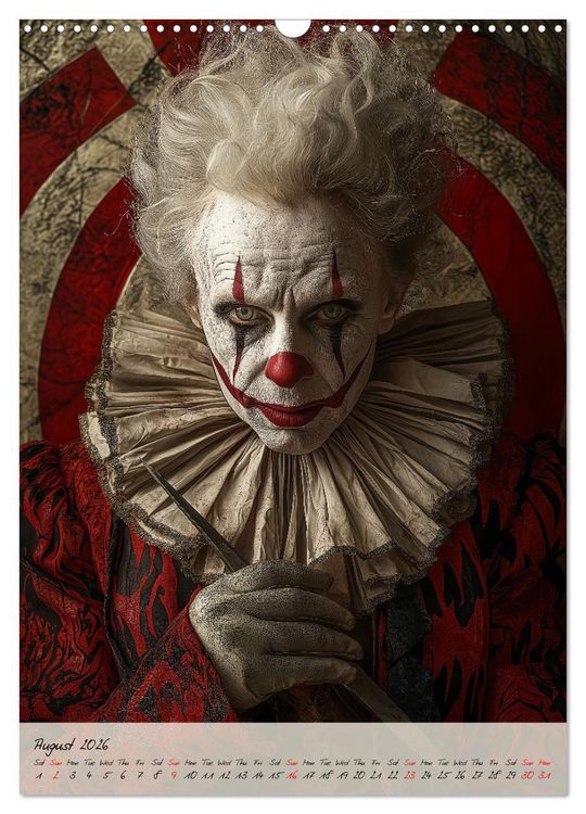 Produktbild: Circus Faces (Wall Calendar 2026 DIN A3 portrait), CALVENDO 12 Month Wall Calendar