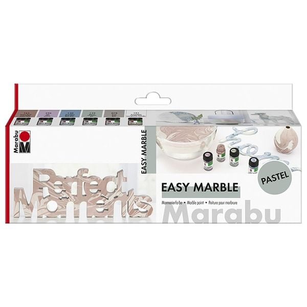 Produktbild: Marabu Easy Marble Pastell 6 Teile
