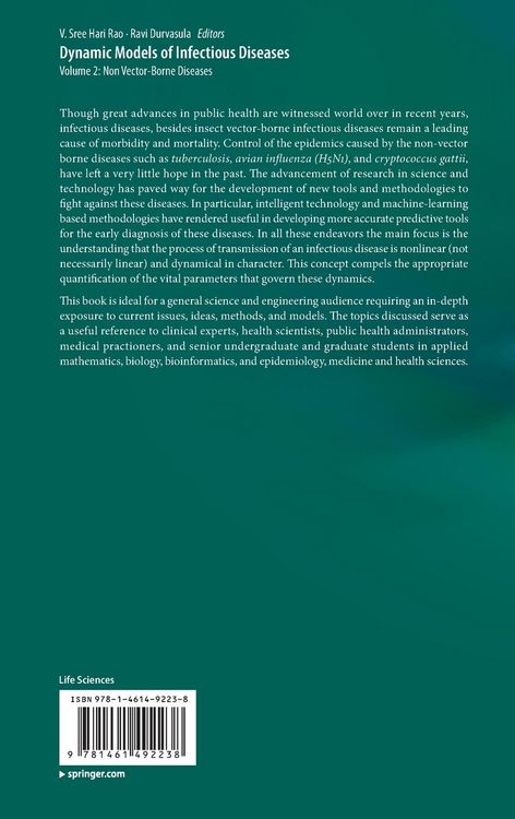 Produktbild: Dynamic Models of Infectious Diseases