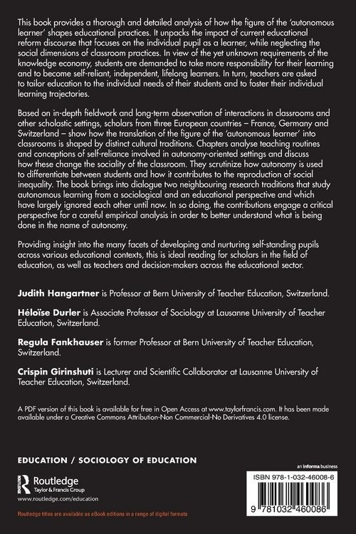 Produktbild: The Fabrication of the Autonomous Learner