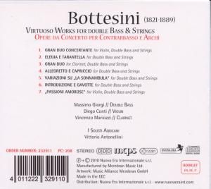 Produktbild: Virtuoso Works for double Bass & Strings, 1 Audio-CD