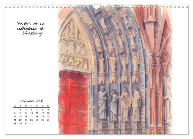 Produktbild: Zauberhafte Motive aus dem Elsass (Wandkalender 2026 DIN A3 quer), CALVENDO Monatskalender