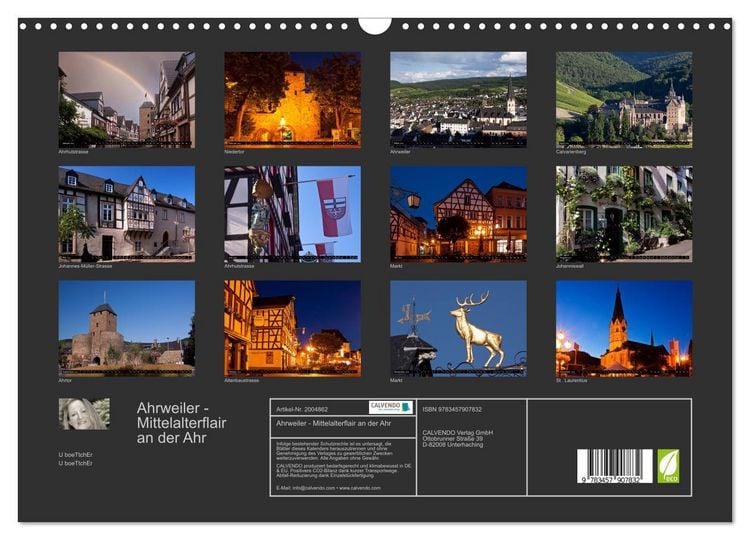 Produktbild: Ahrweiler - Mittelalterflair an der Ahr (Wandkalender 2026 DIN A3 quer), CALVENDO Monatskalender