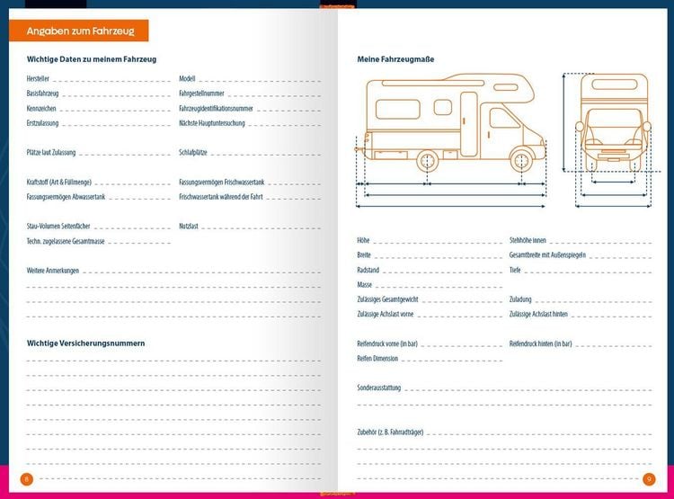 Produktbild: Reise Know-How Wohnmobil-Tourguide Logbuch: Notizbuch f&uuml;r unterwegs