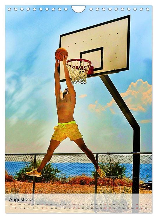 Produktbild: Basketball im Fokus (Wandkalender 2026 DIN A4 hoch), CALVENDO Monatskalender