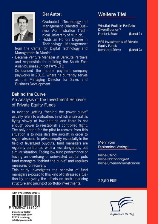 Produktbild: Behind the Curve: An Analysis of the Investment Behavior of Private Equity Funds
