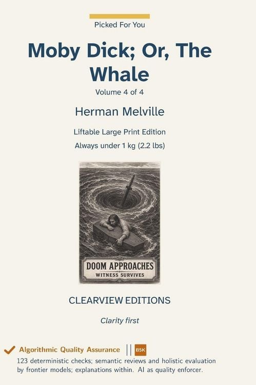 Produktbild: Moby Dick; Or, The Whale - Volume 4 of 4