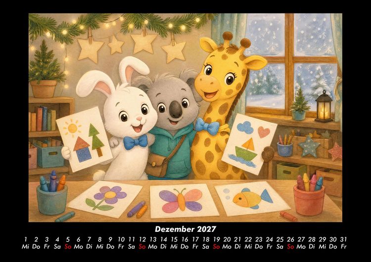 Produktbild: Mein erster Schultag - Ein mutiges Jahr 2027 Fotokalender DIN A3