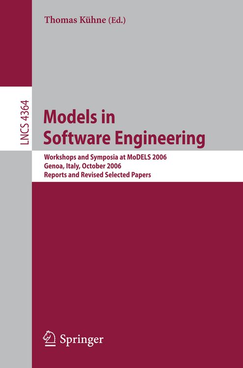 Produktbild: Models in Software Engineering