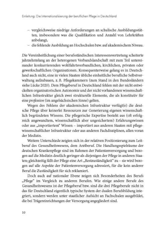 Produktbild: Die Internationalisierung der beruflichen Pflege in Deutschland