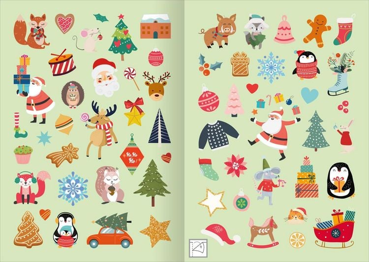 Produktbild: Weihnachtssticker