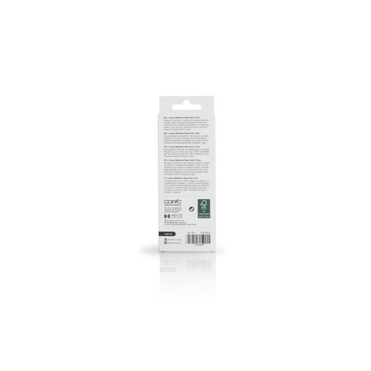 Produktbild: Copic Multiliner-Set schwarz 0.3mm/0.5mm 5 St&uuml;ck