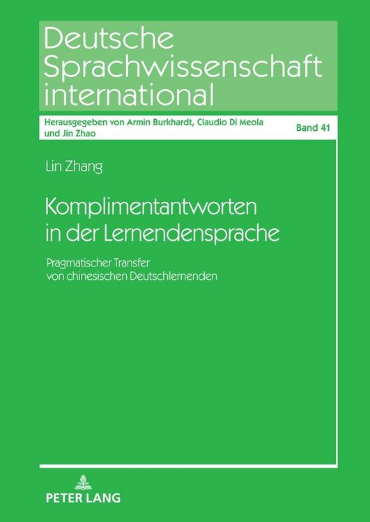 Produktbild: Komplimentantworten in der Lernendensprache
