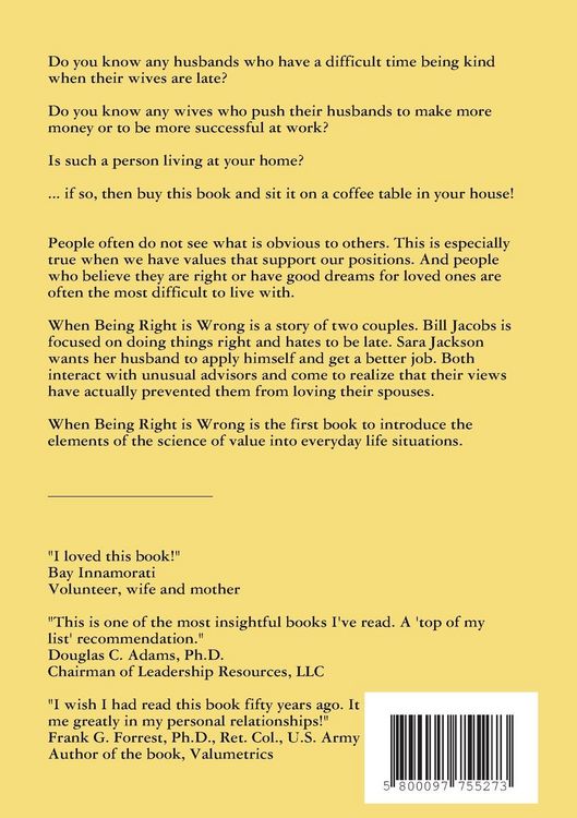 Produktbild: When Being Right is Wrong