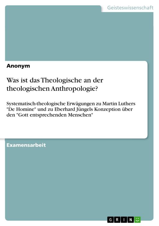 Produktbild: Was ist das Theologische an der theologischen Anthropologie?