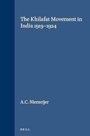Produktbild: The Khilafat Movement in India 1919-1924