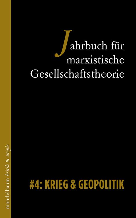 Produktbild: Jahrbuch f&uuml;r marxistische Gesellschaftstheorie