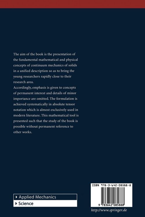 Produktbild: Nonlinear Continuum Mechanics of Solids
