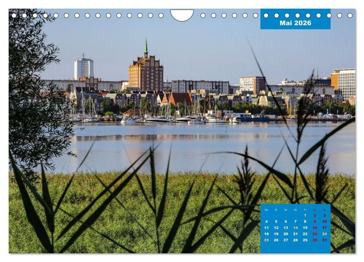 Produktbild: Hansestadt Rostock (Wandkalender 2026 DIN A4 quer), CALVENDO Monatskalender