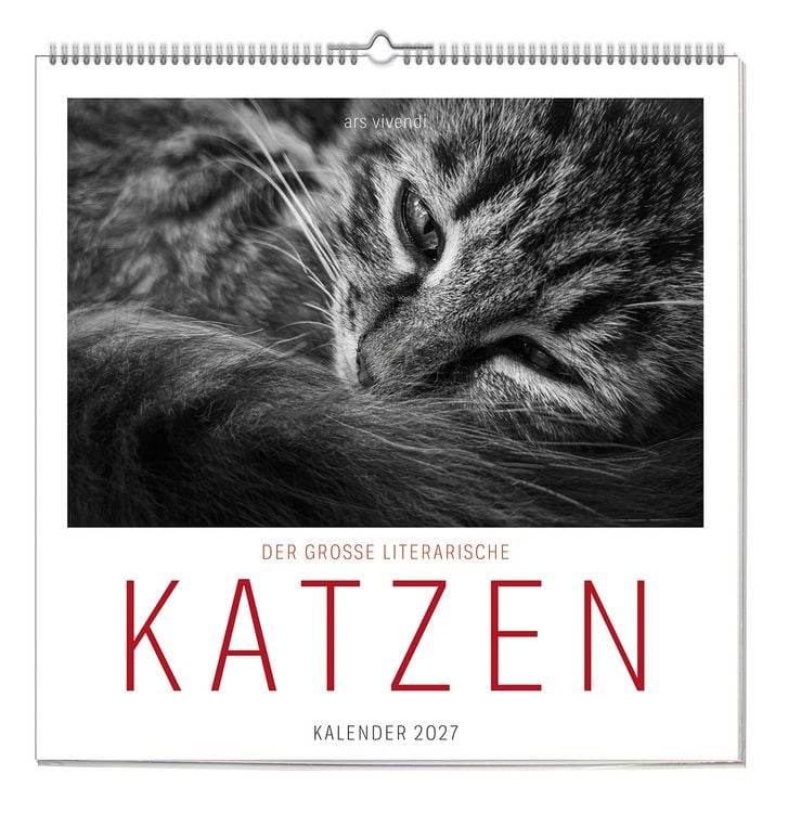Produktbild: Der grosse literarische Katzen Kalender 2027