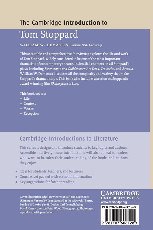 Produktbild: The Cambridge Introduction to Tom Stoppard
