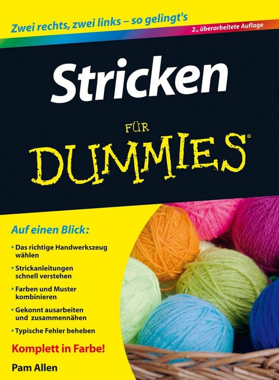 Produktbild: Stricken f&uuml;r Dummies