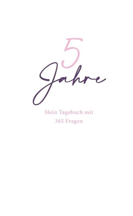 Produktbild: 5 Jahre - Mein Tagebuch mit 365 Fragen (Cherry Blossom)
