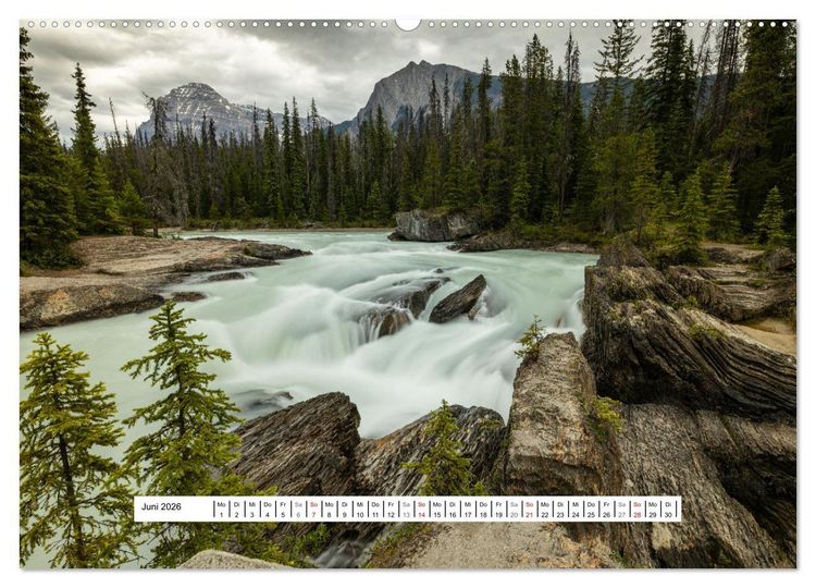 Produktbild: Die Kanadischen Rocky Mountains (hochwertiger Premium Wandkalender 2026 DIN A2 quer), Kunstdruck in Hochglanz