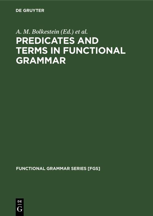 Produktbild: Predicates and Terms in Functional Grammar