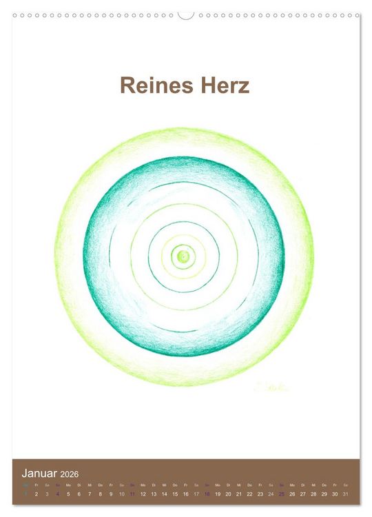 Produktbild: Delfinheilsymbole (Wandkalender 2026 DIN A2 hoch), CALVENDO Monatskalender