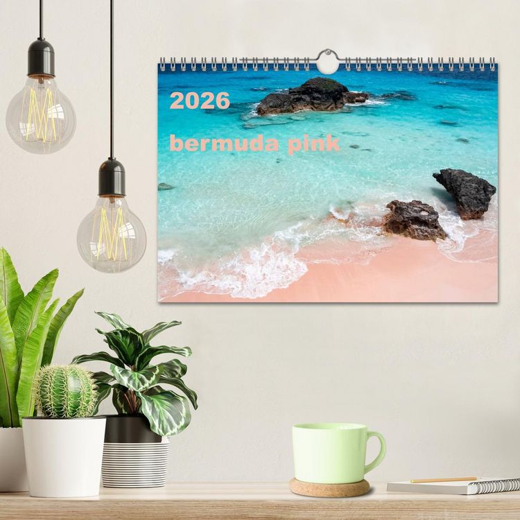 Produktbild: bermuda pink (Wall Calendar 2026 DIN A4 landscape), CALVENDO 12 Month Wall Calendar