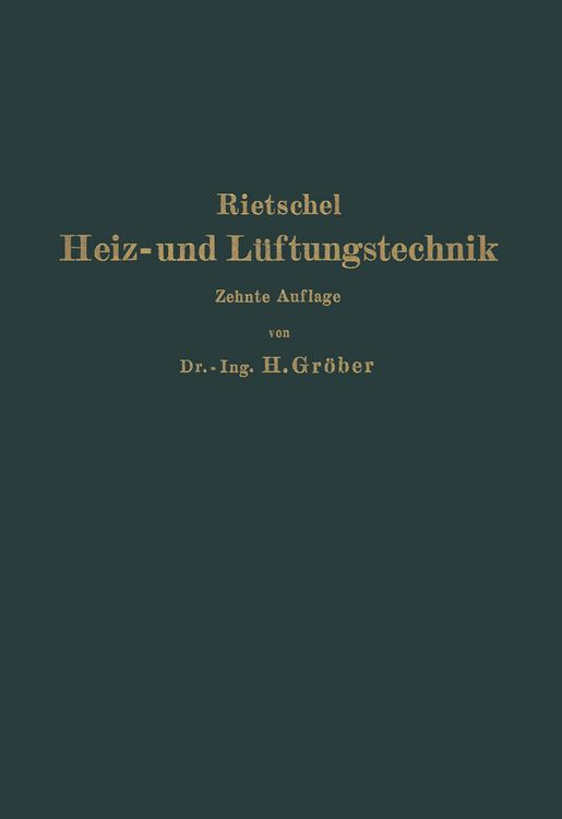 Produktbild: H. Rietschels Leitfaden der Heiz- und L&uuml;ftungstechnik