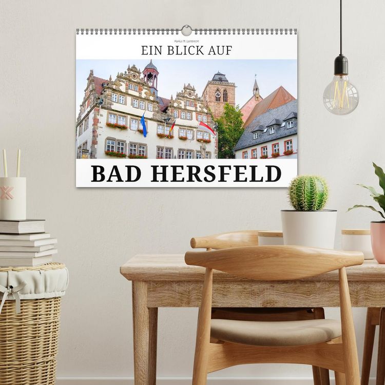 Produktbild: Ein Blick auf Bad Hersfeld (Wandkalender 2026 DIN A3 quer), CALVENDO Monatskalender