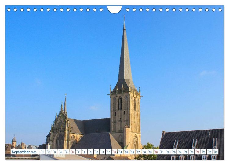 Produktbild: Hansestadt Wesel - Impressionen vom Niederrhein (Wandkalender 2026 DIN A4 quer), CALVENDO Monatskalender