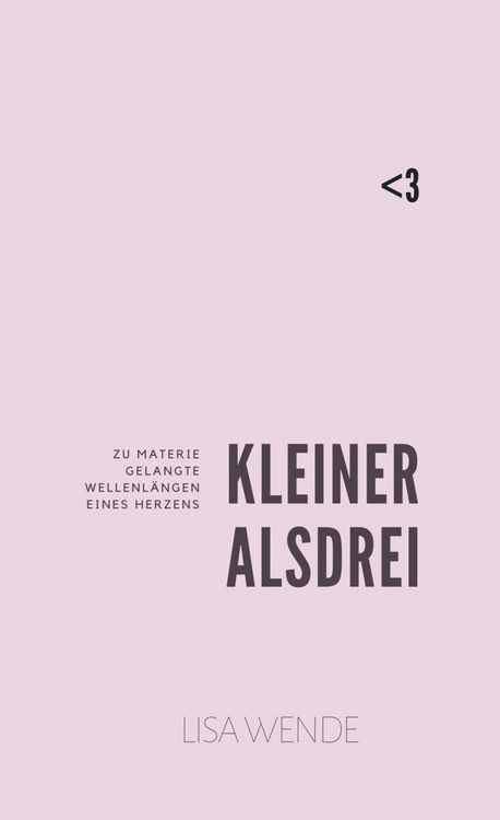 Produktbild: <3 Kleineralsdrei