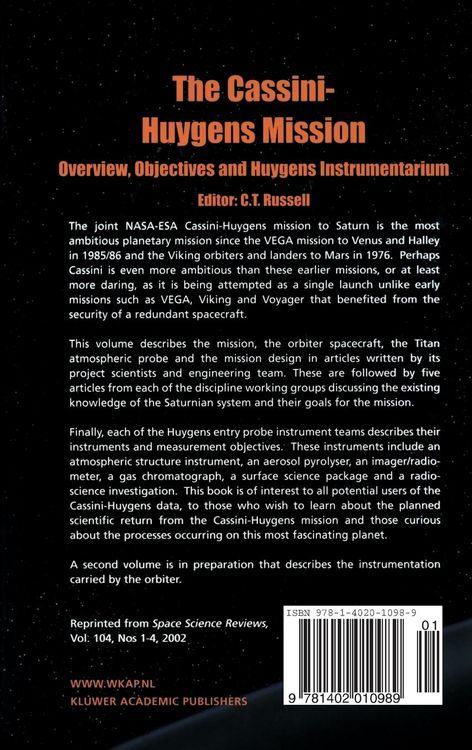 Produktbild: The Cassini-Huygens Mission