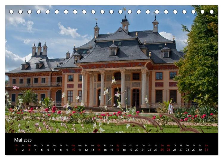 Produktbild: Dresden und Umgebung (Tischkalender 2026 DIN A5 quer), CALVENDO Monatskalender
