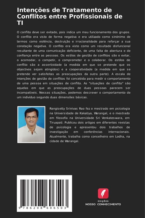 Produktbild: Inten&ccedil;&otilde;es de Tratamento de Conflitos entre Profissionais de TI