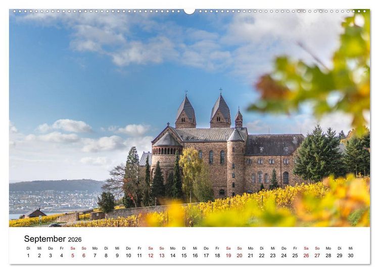 Produktbild: Rheingau 2026 (hochwertiger Premium Wandkalender 2026 DIN A2 quer), Kunstdruck in Hochglanz