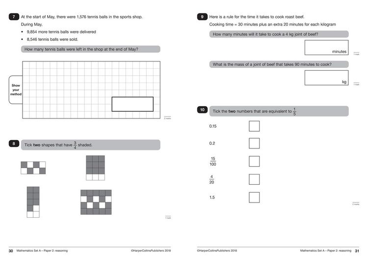 Produktbild: KS2 Maths and English SATs Practice Papers