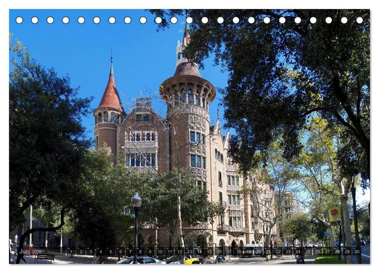 Produktbild: Barcelona - Von Gotik bis Modernisme (Tischkalender 2026 DIN A5 quer), CALVENDO Monatskalender
