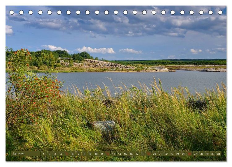 Produktbild: Lausitzer Seenland - Junge Urlaubsregion mit einzigartiger Wasserlandschaft (Tischkalender 2026 DIN A5 quer), CALVENDO Monatskalender