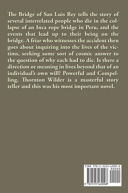 Produktbild: The Bridge of San Luis Rey